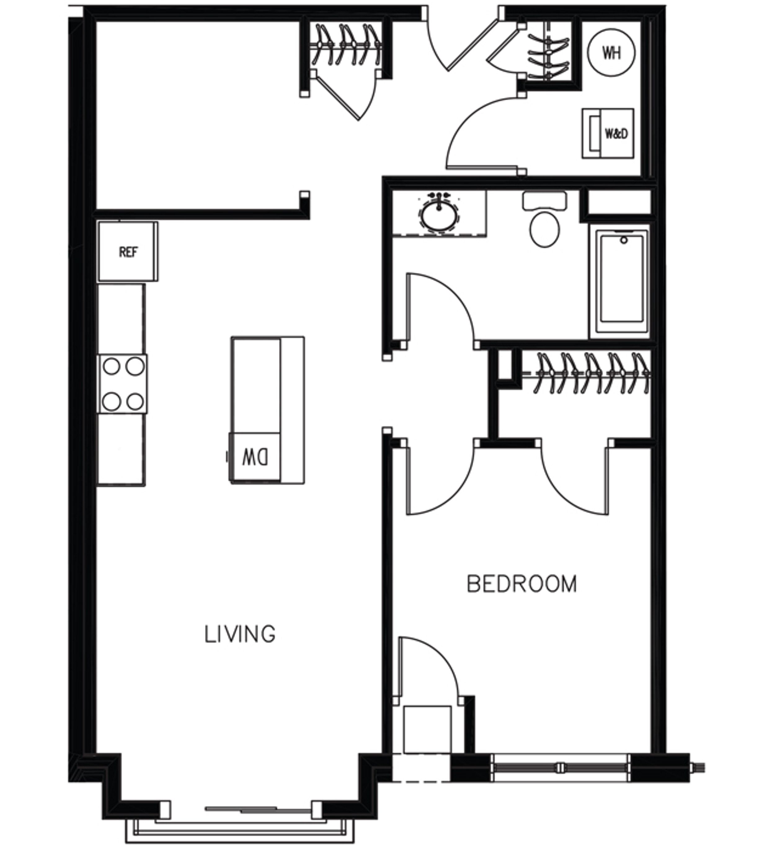 The Midwestern / Den Layout