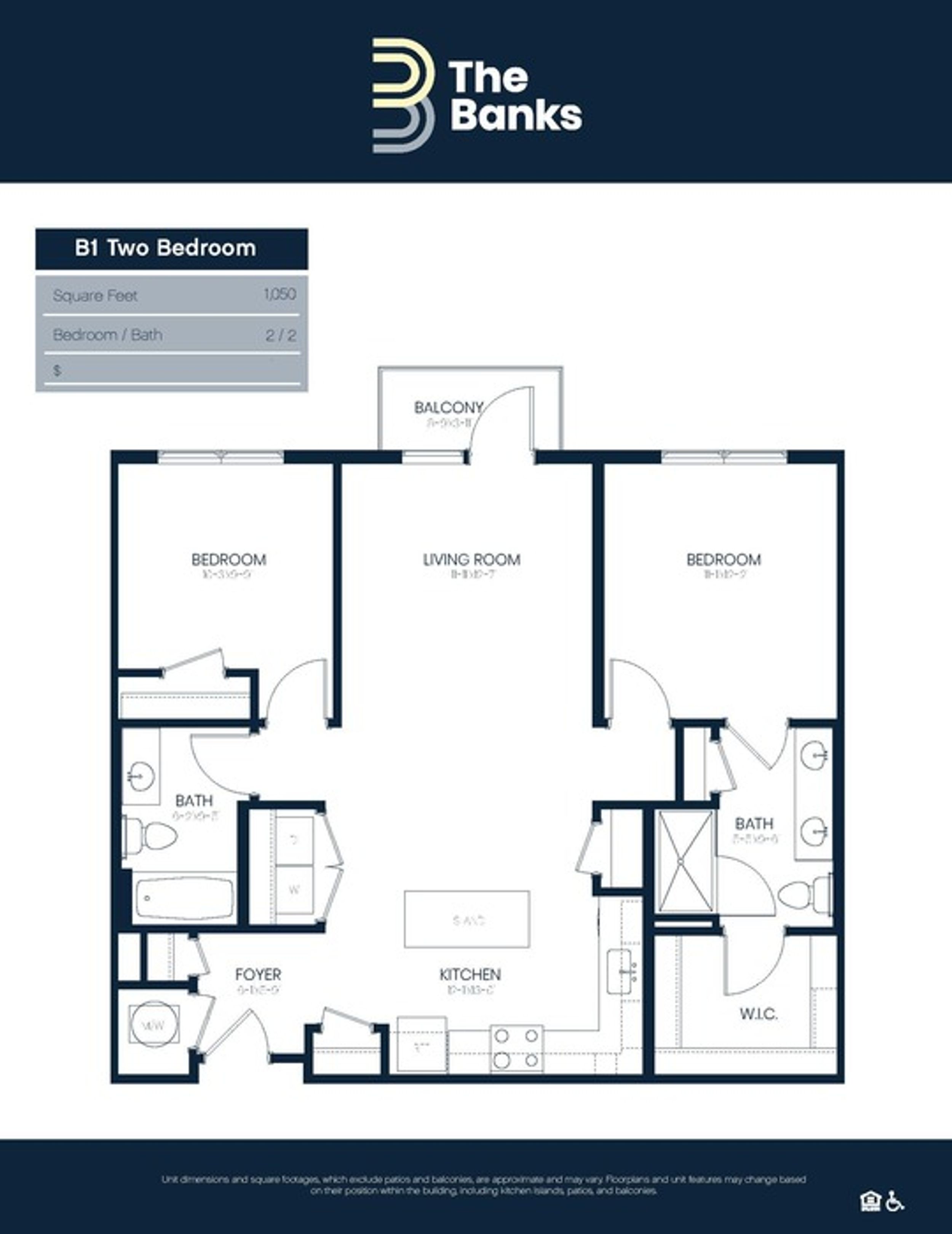 B1 - Two Bedroom