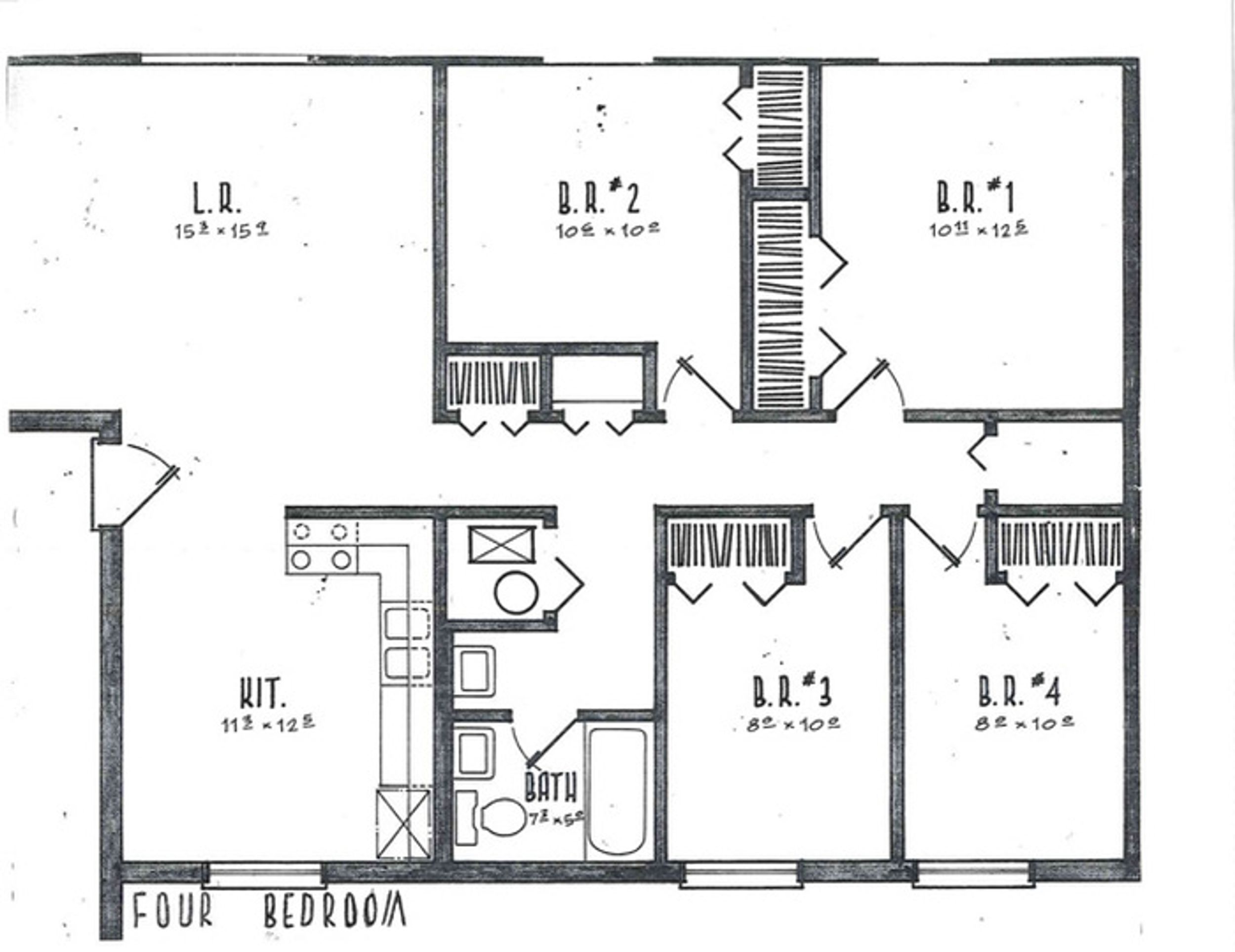  Four Bedrooms