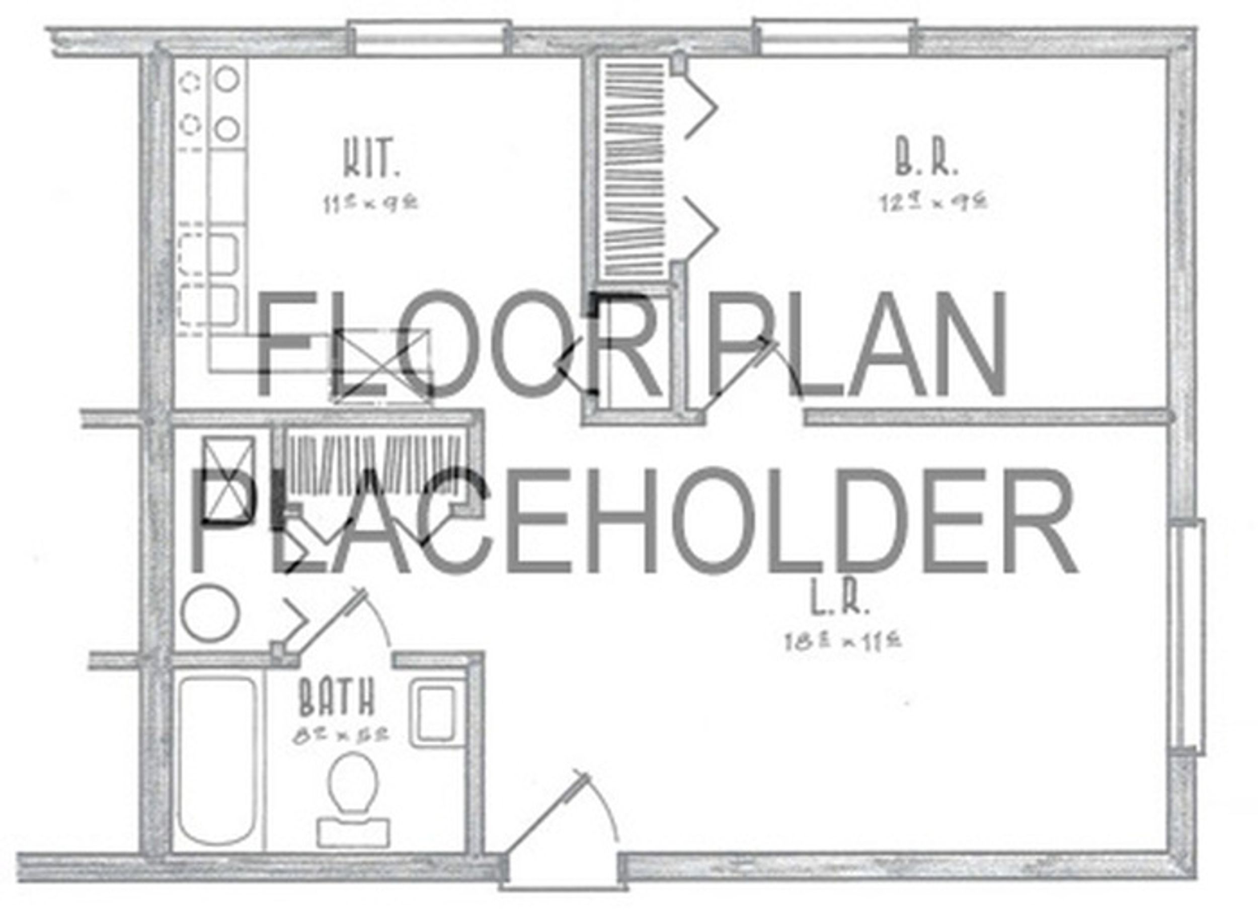 1 Bedroom Layout