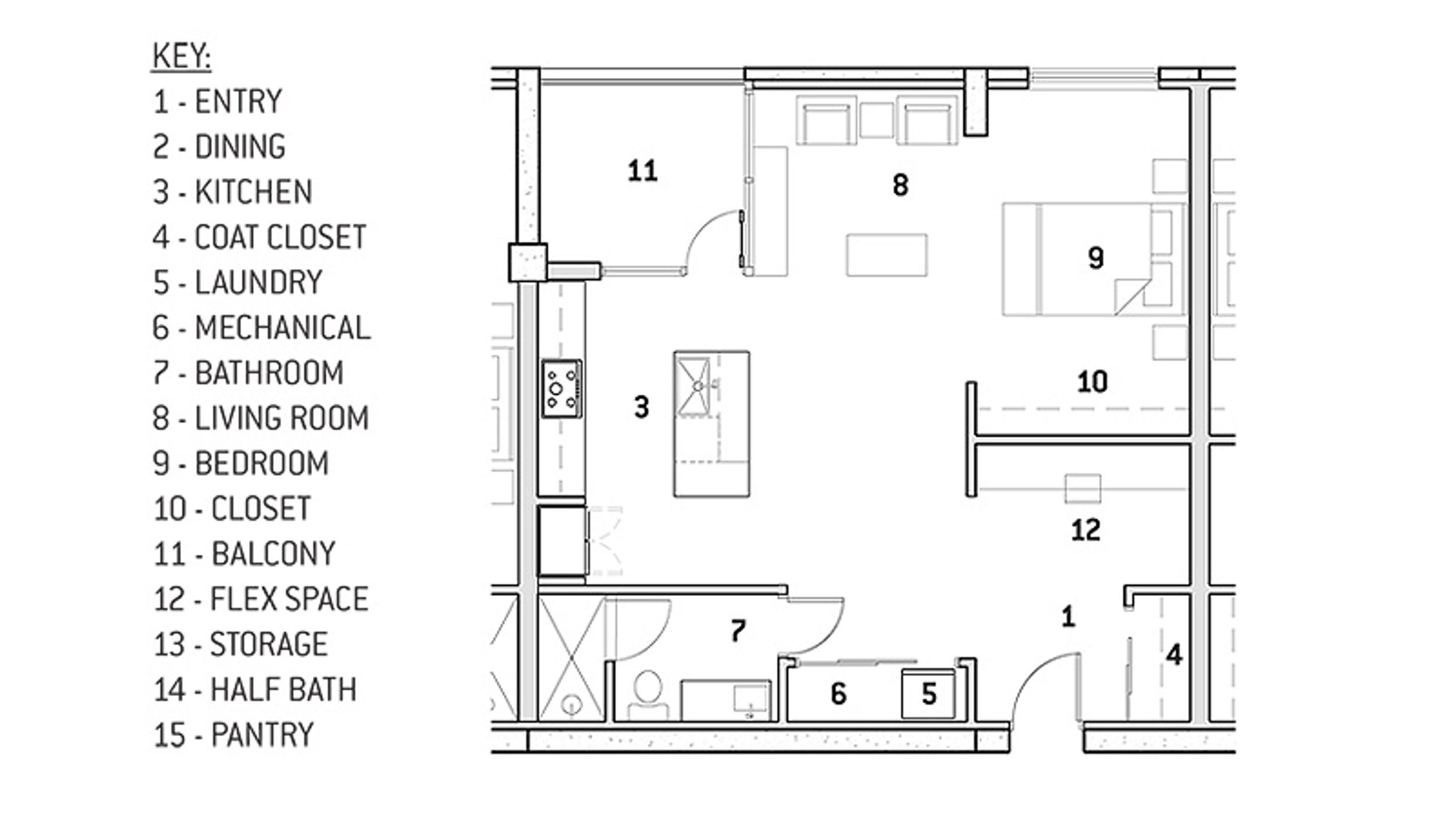 Unit Type E Layout