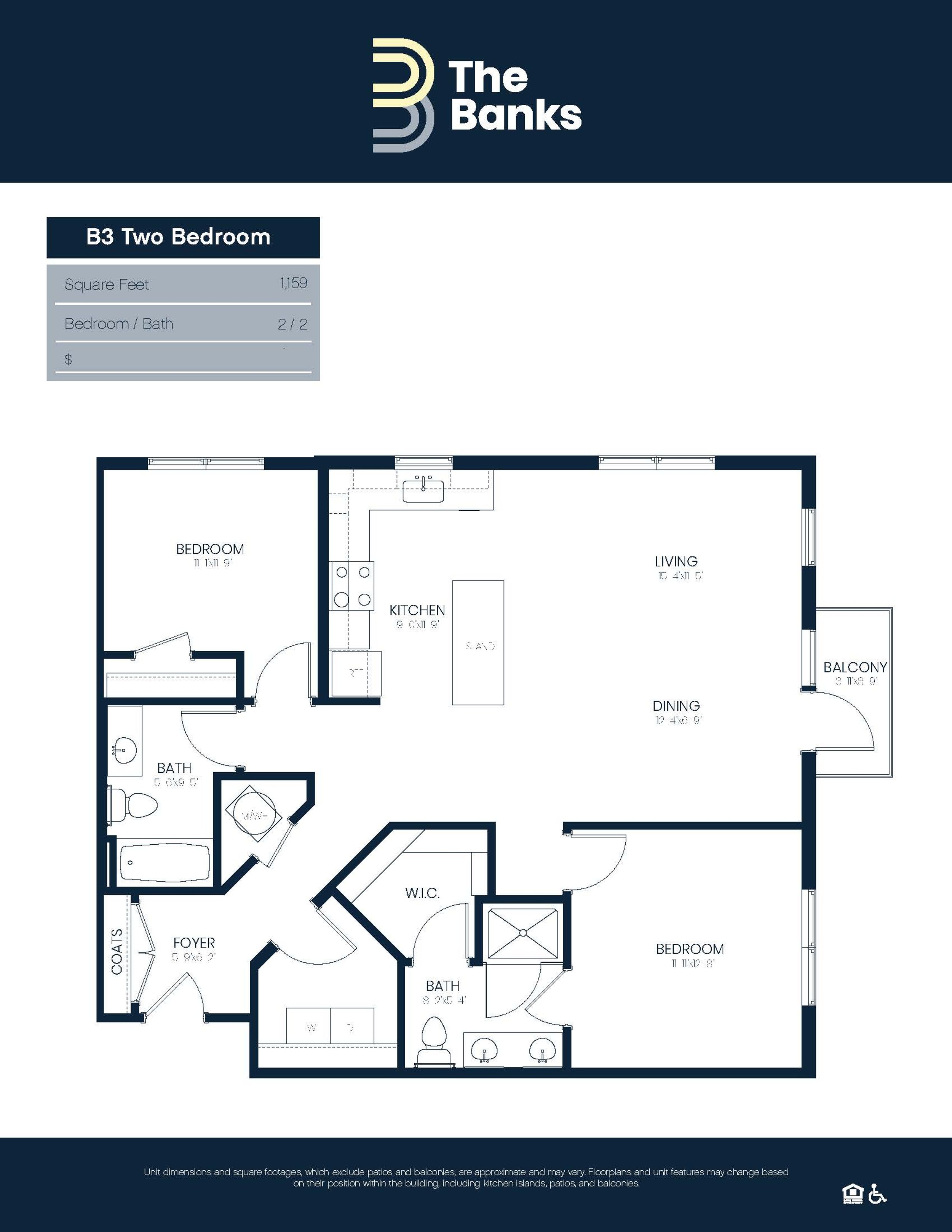 B3 - Two Bedroom