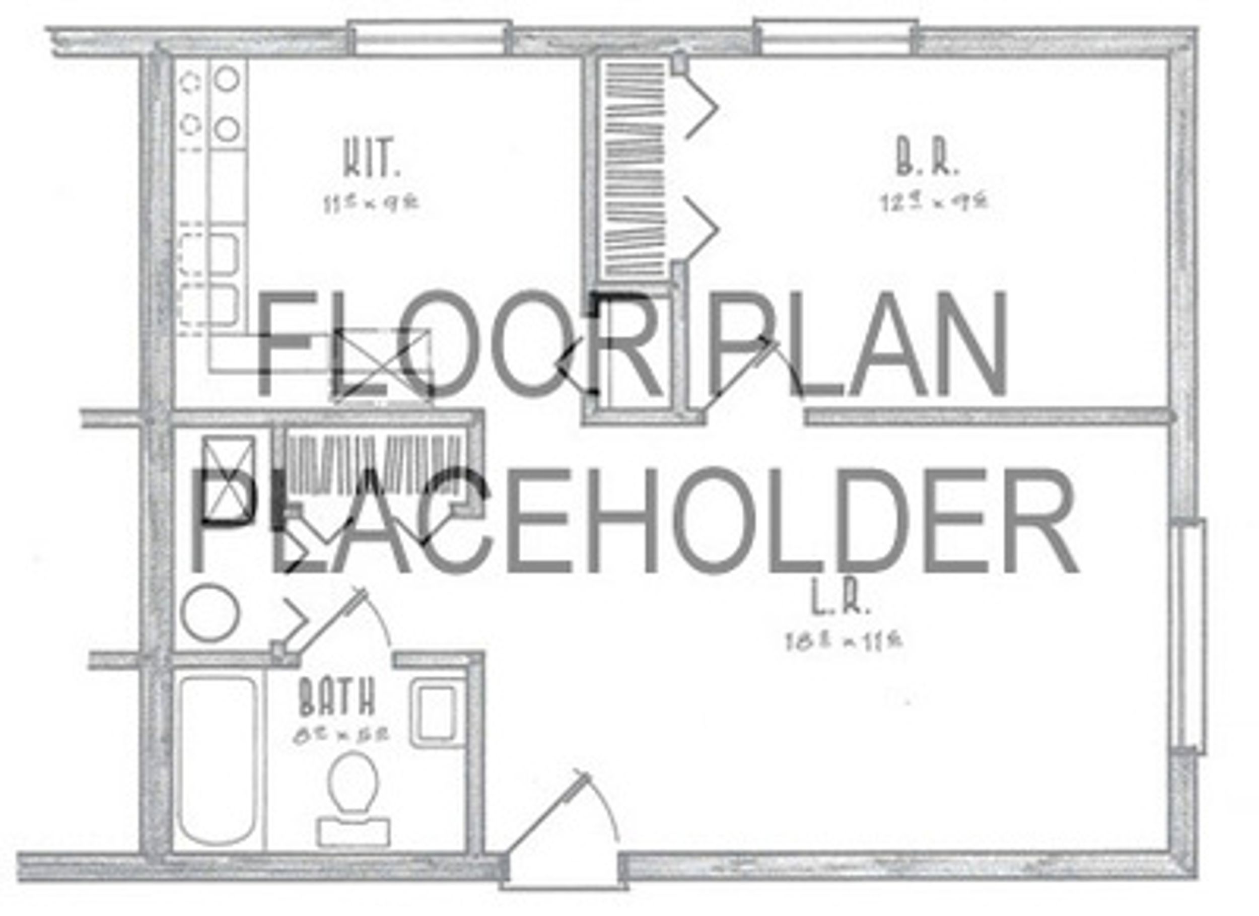 1 Bedroom  Floorplan