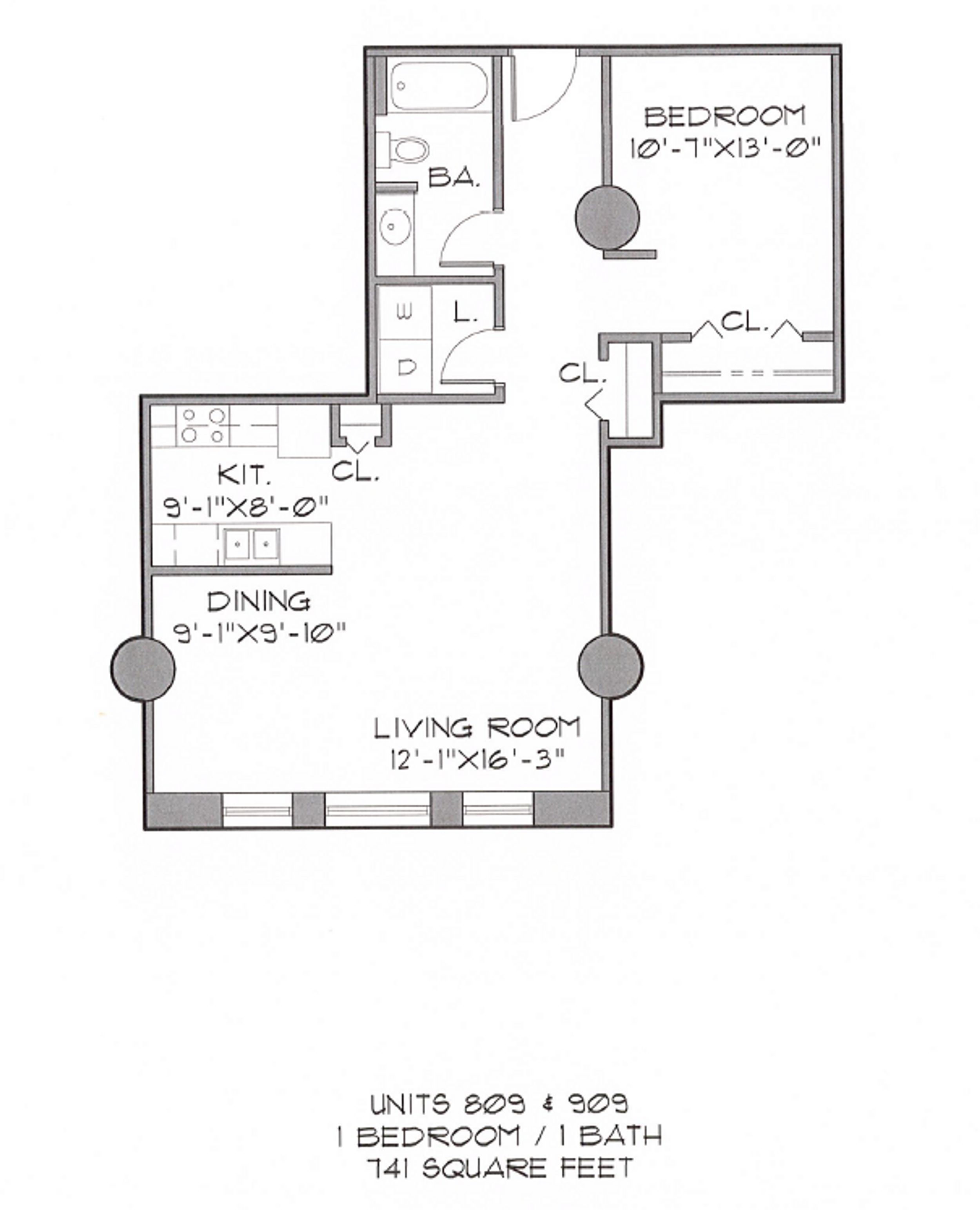 1x1 Feather floorplan image