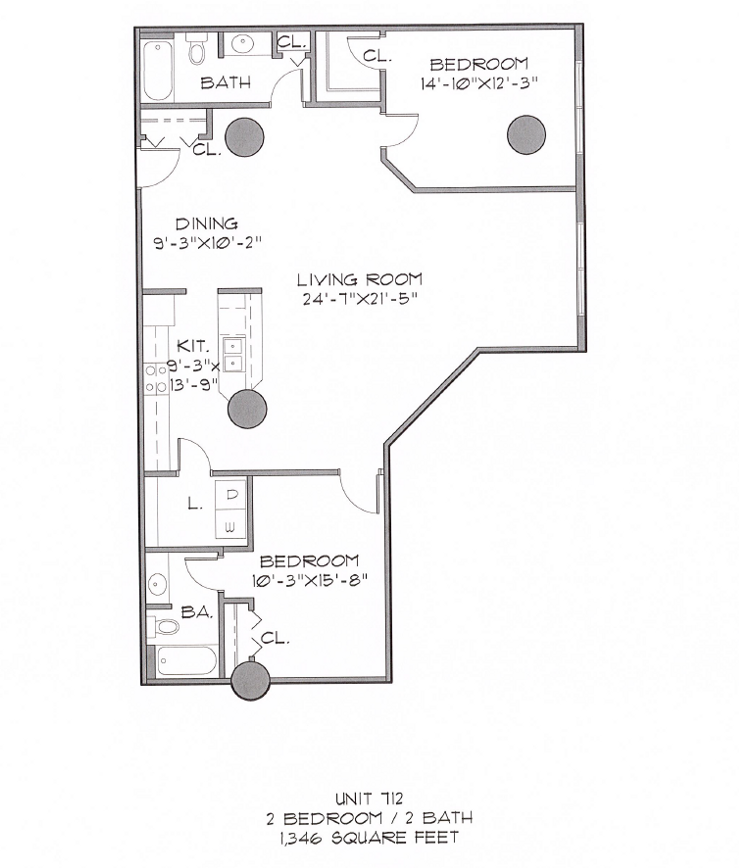 2x2 Bullseye floorplan image