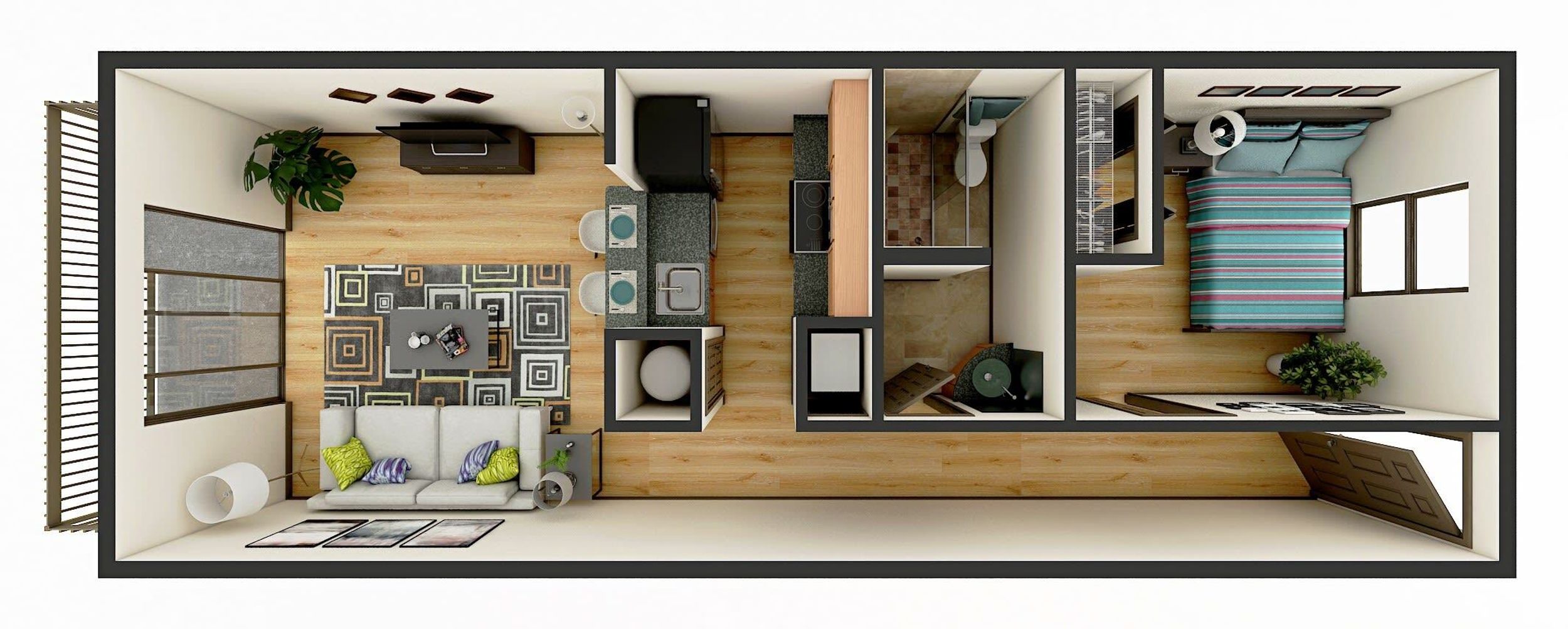 The Eames floorplan