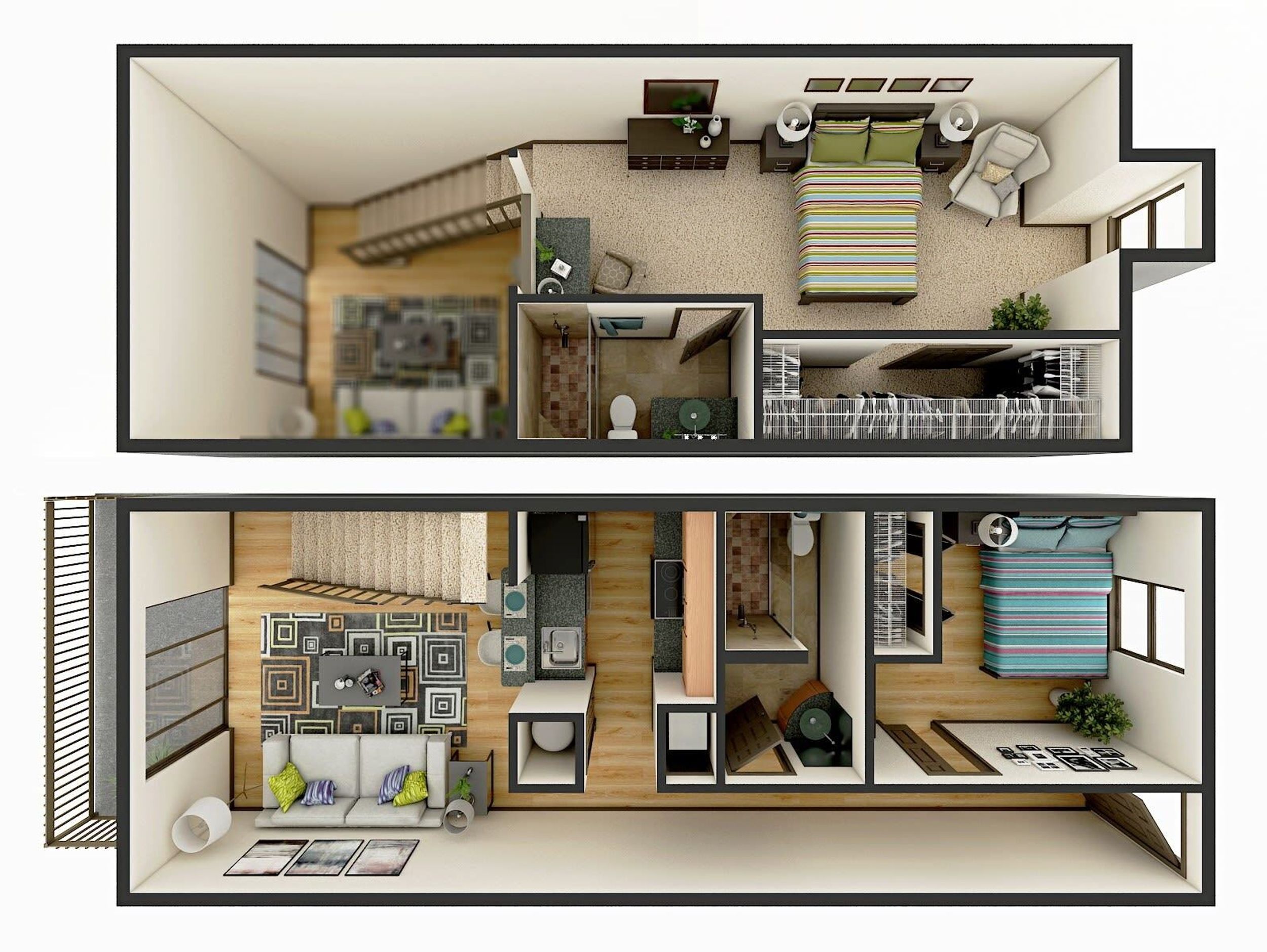 The Van Der Rohe floorplan