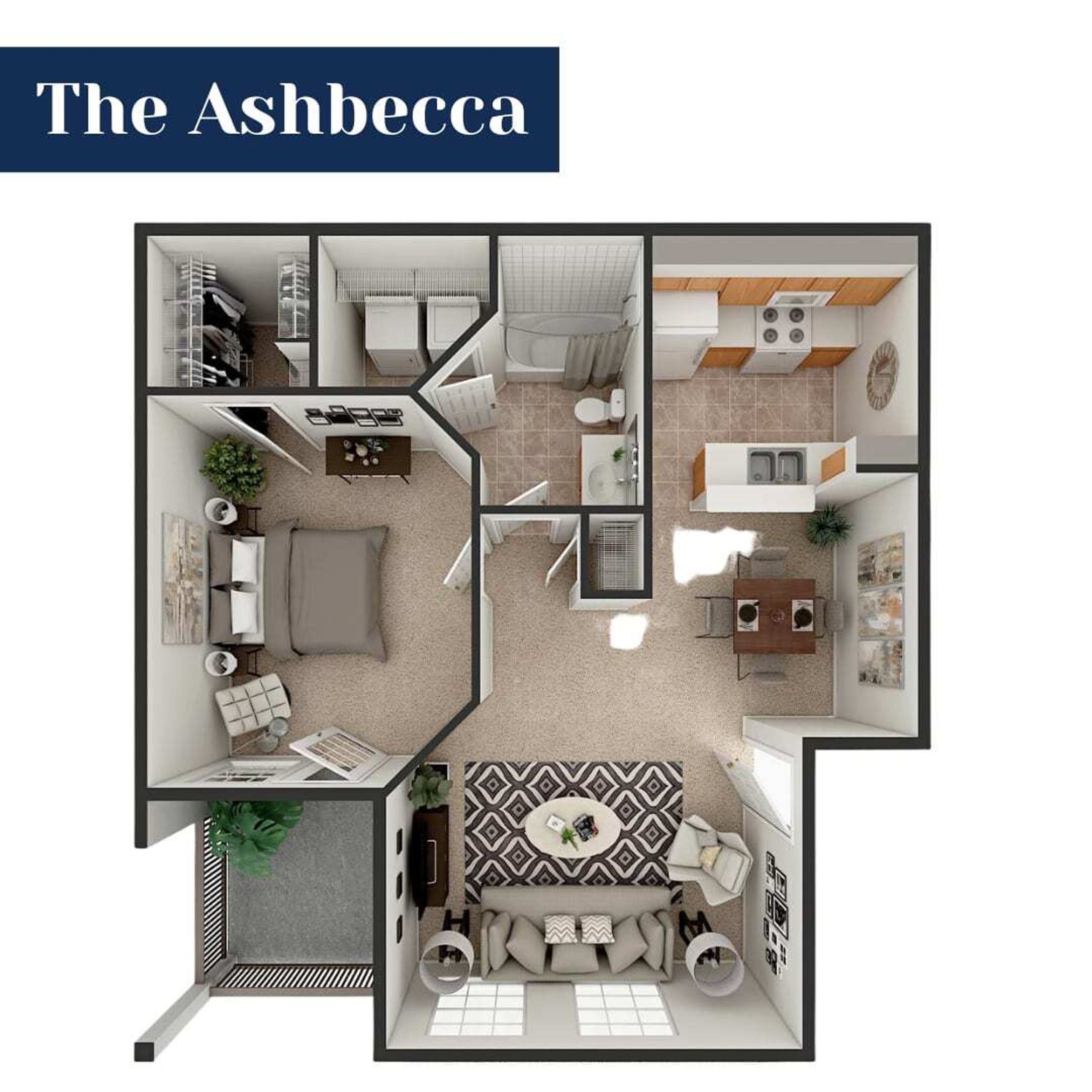 The Ashbecca floorplan