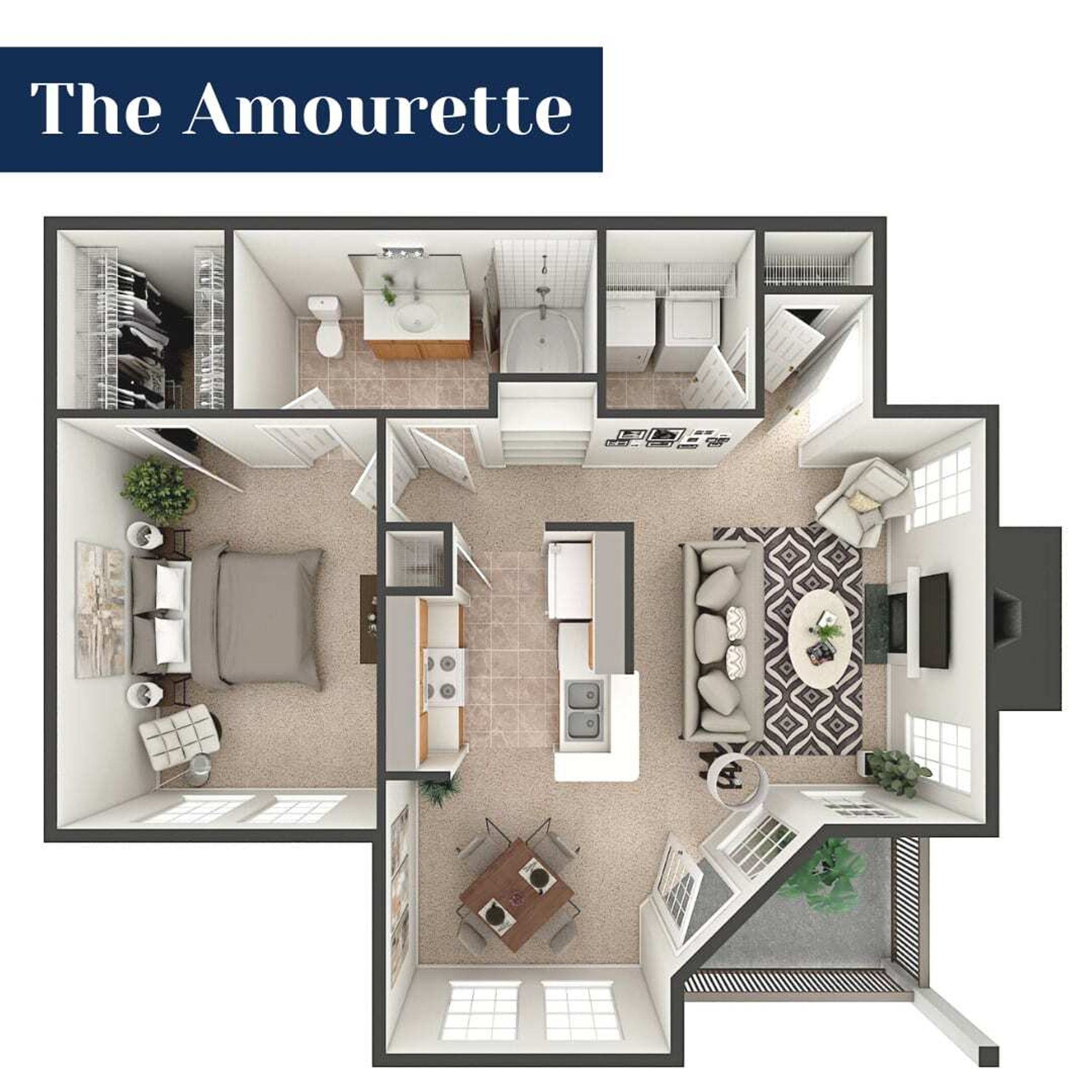 The Amourette floorplan