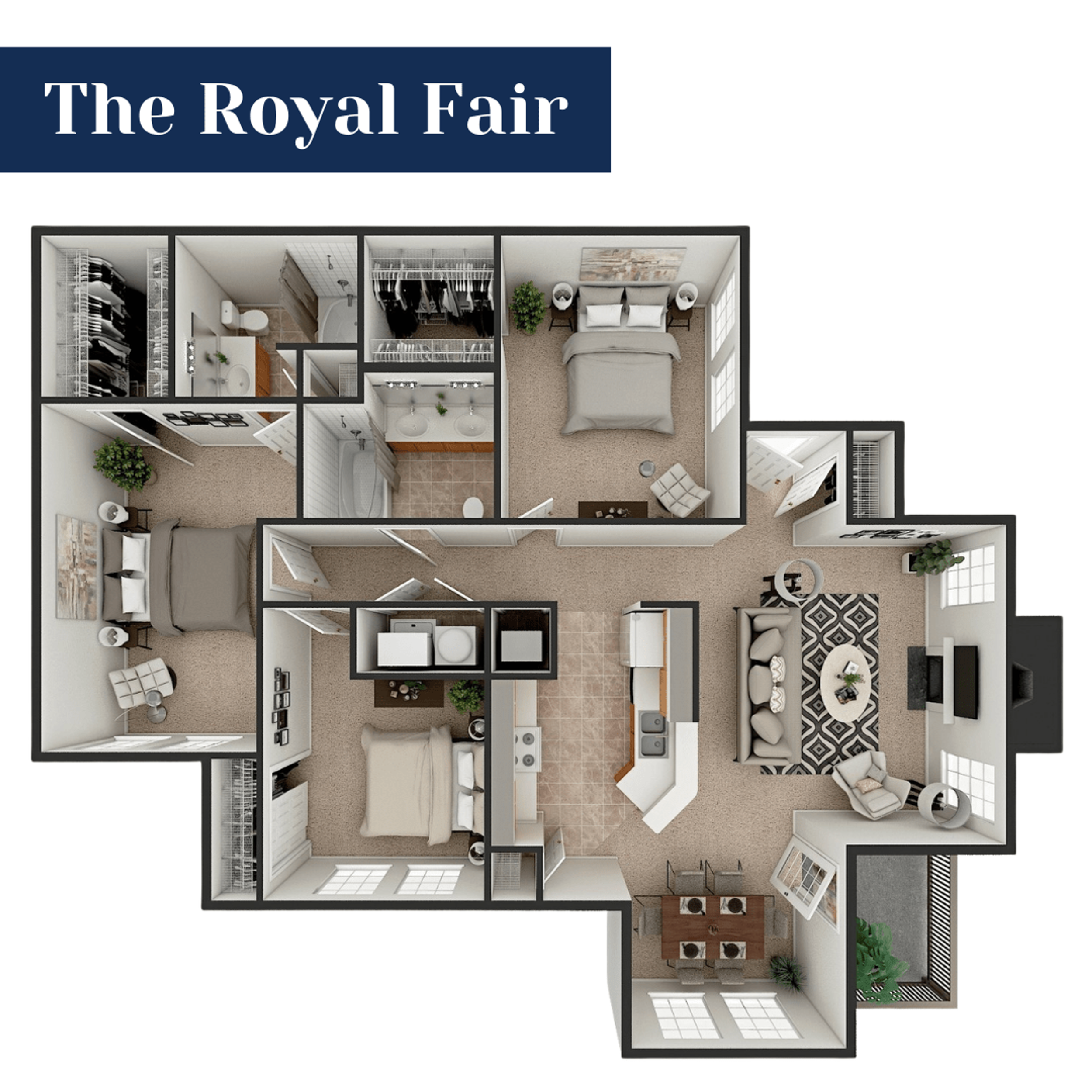 The Royal Fair floorplan