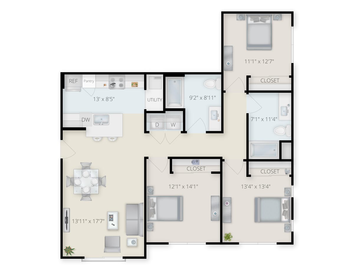 3A floorplan image