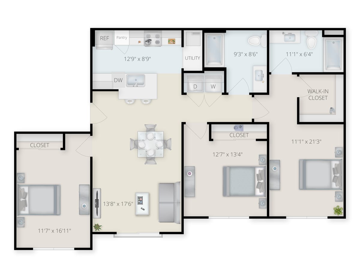 3B floorplan image